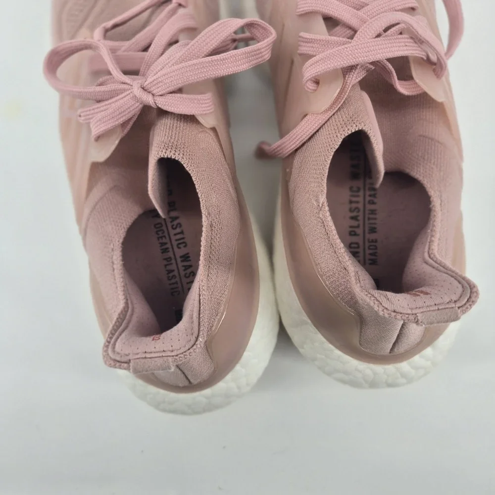 Adidas UltraBoost 22 Mauve Pink White Womens Size 9 US Athletic Sneakers Shoes